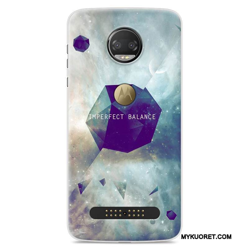 Kuori Moto Z2 Force Edition Luova Murtumaton Puhelimen Kuoret, Kotelo Moto Z2 Force Edition Laukut Punainen