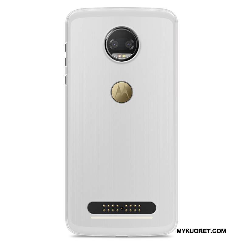 Kuori Moto Z2 Force Edition Maalaus Persoonallisuus Sininen, Kotelo Moto Z2 Force Edition Silikoni Puhelimen Kuoret