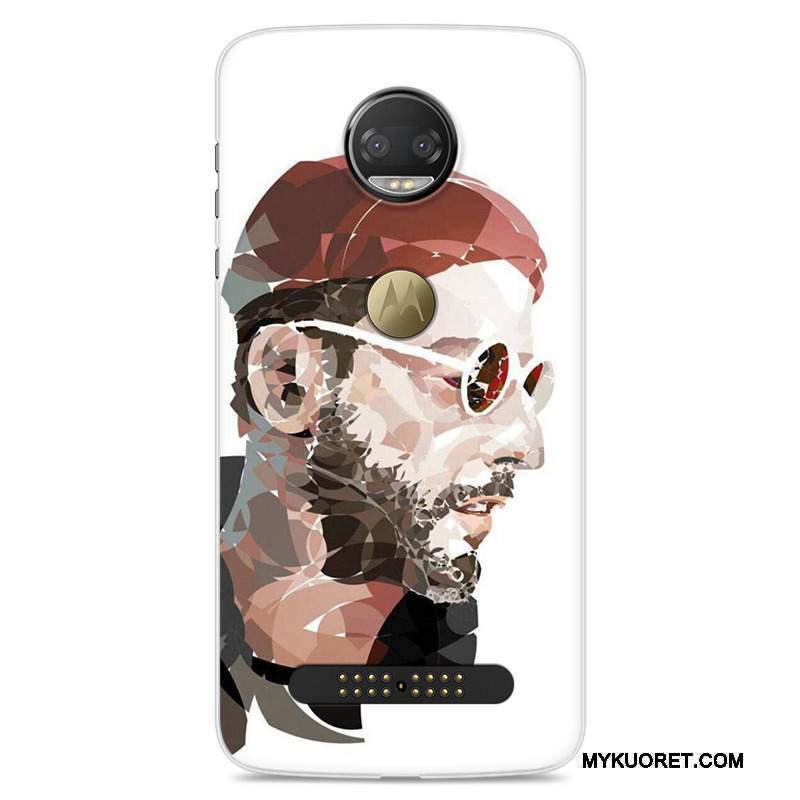 Kuori Moto Z2 Force Edition Maalaus Rakastunut Murtumaton, Kotelo Moto Z2 Force Edition Pehmeä Neste Keltainen Puhelimen Kuoret