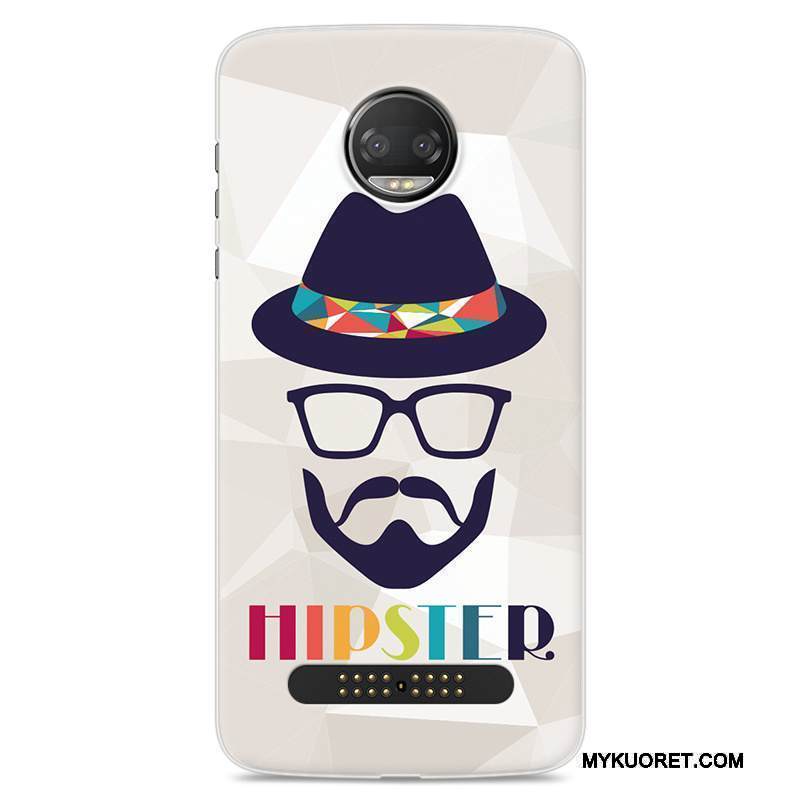 Kuori Moto Z2 Force Edition Pehmeä Neste Murtumaton Trendi, Kotelo Moto Z2 Force Edition Laukut Violetti Puhelimen Kuoret