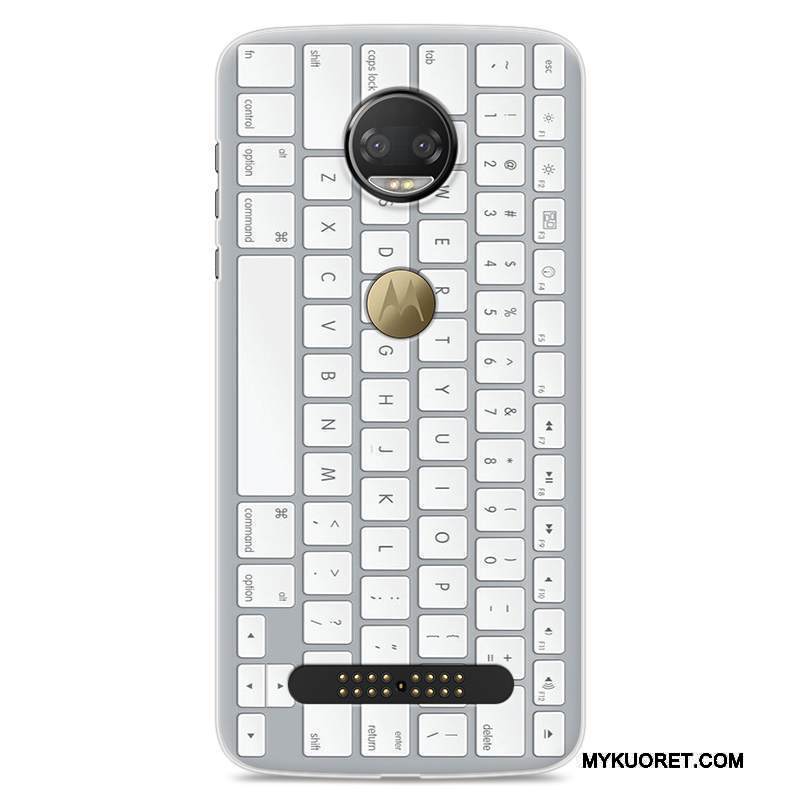 Kuori Moto Z2 Force Edition Suojaus Persoonallisuus Keltainen, Kotelo Moto Z2 Force Edition Pehmeä Neste Murtumaton Puhelimen Kuoret