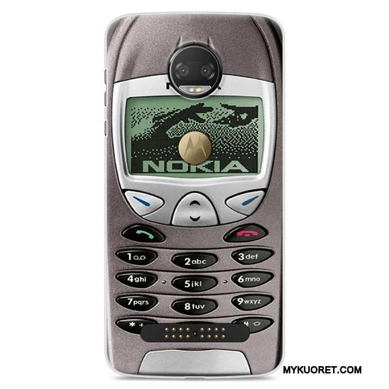 Kuori Moto Z2 Force Edition Suojaus Persoonallisuus Keltainen, Kotelo Moto Z2 Force Edition Pehmeä Neste Murtumaton Puhelimen Kuoret