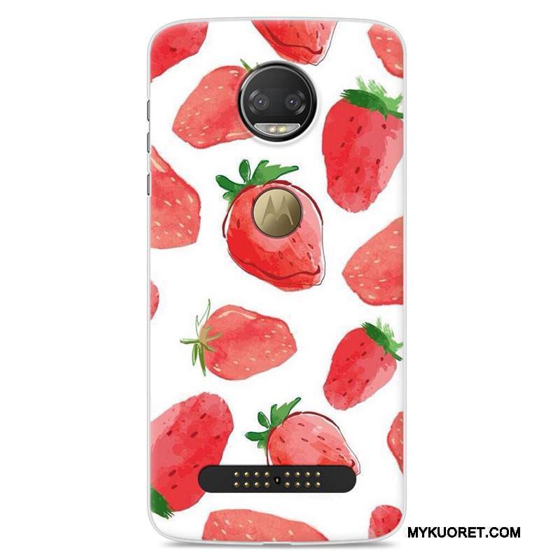 Kuori Moto Z2 Force Edition Suojaus Persoonallisuus Keltainen, Kotelo Moto Z2 Force Edition Pehmeä Neste Murtumaton Puhelimen Kuoret