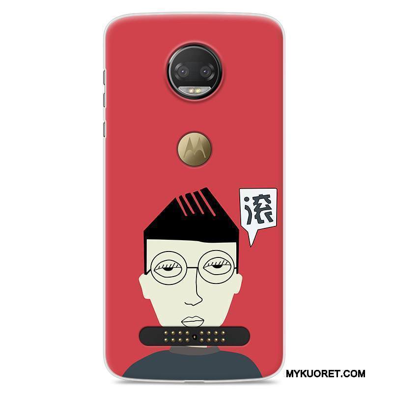 Kuori Moto Z2 Force Edition Suojaus Persoonallisuus Keltainen, Kotelo Moto Z2 Force Edition Pehmeä Neste Murtumaton Puhelimen Kuoret