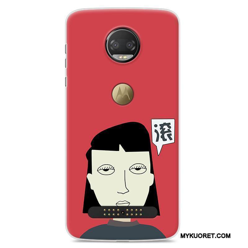 Kuori Moto Z2 Force Edition Suojaus Persoonallisuus Keltainen, Kotelo Moto Z2 Force Edition Pehmeä Neste Murtumaton Puhelimen Kuoret