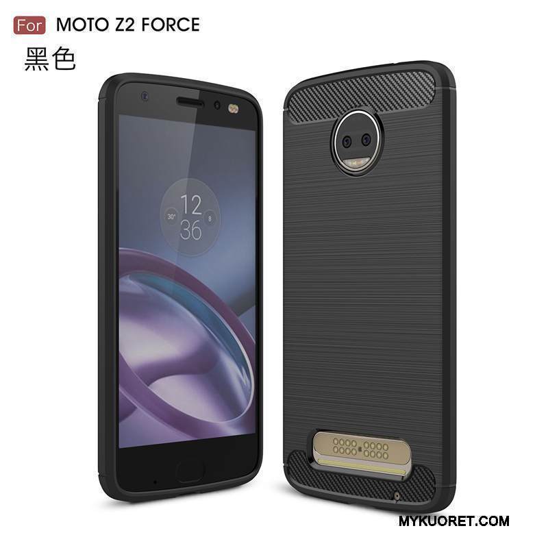 Kuori Moto Z2 Force Edition Suojaus Punainen Murtumaton, Kotelo Moto Z2 Force Edition Pehmeä Neste Puhelimen Kuoret