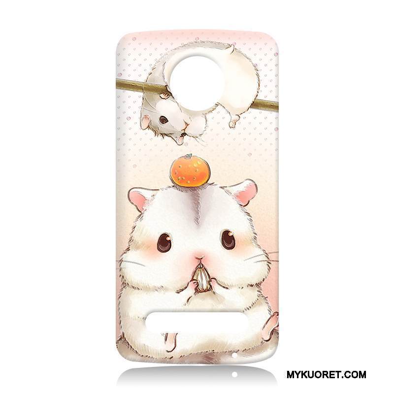 Kuori Moto Z2 Play Laukut Murtumaton Sininen, Kotelo Moto Z2 Play Silikoni Puhelimen Kuoret