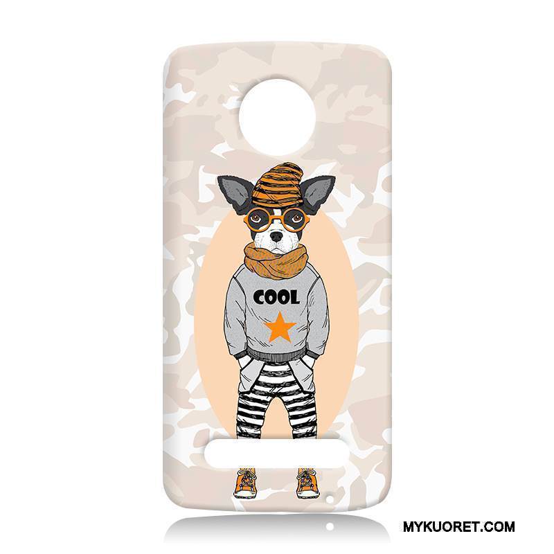 Kuori Moto Z2 Play Laukut Murtumaton Sininen, Kotelo Moto Z2 Play Silikoni Puhelimen Kuoret