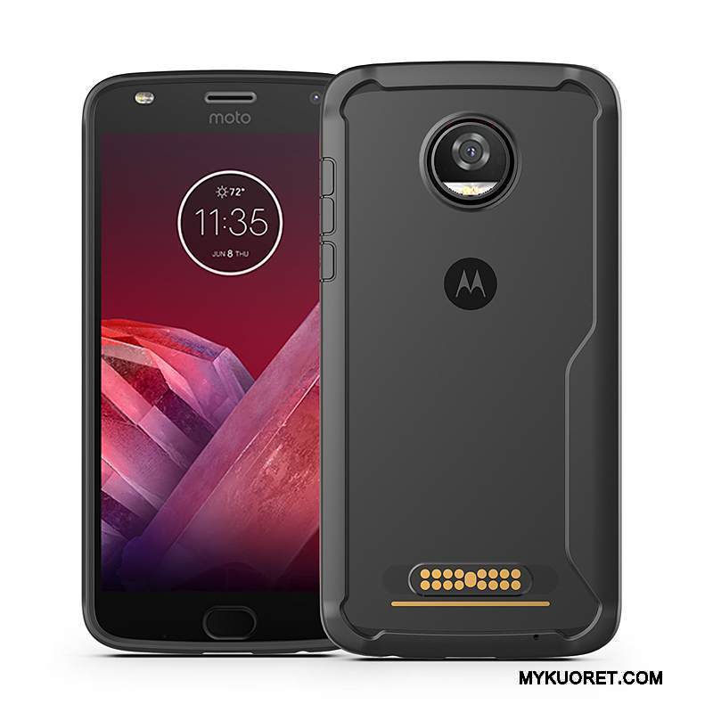 Kuori Moto Z2 Play Laukut Suupaltti Murtumaton, Kotelo Moto Z2 Play Pehmeä Neste Läpinäkyvä Puhelimen Kuoret