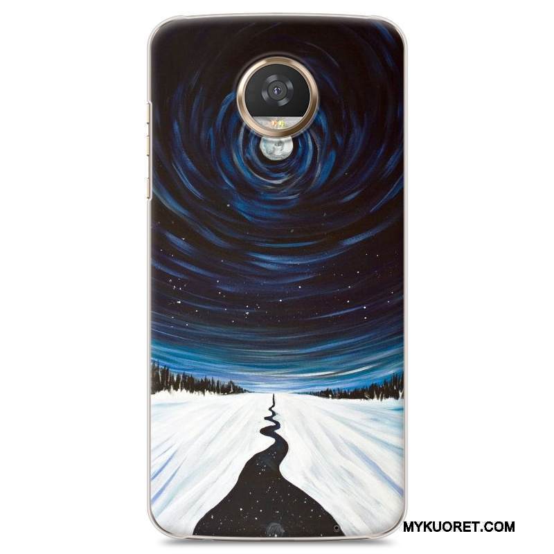 Kuori Moto Z2 Play Maalaus Kova Trendi, Kotelo Moto Z2 Play Suojaus Puhelimen Kuoret Jauhe