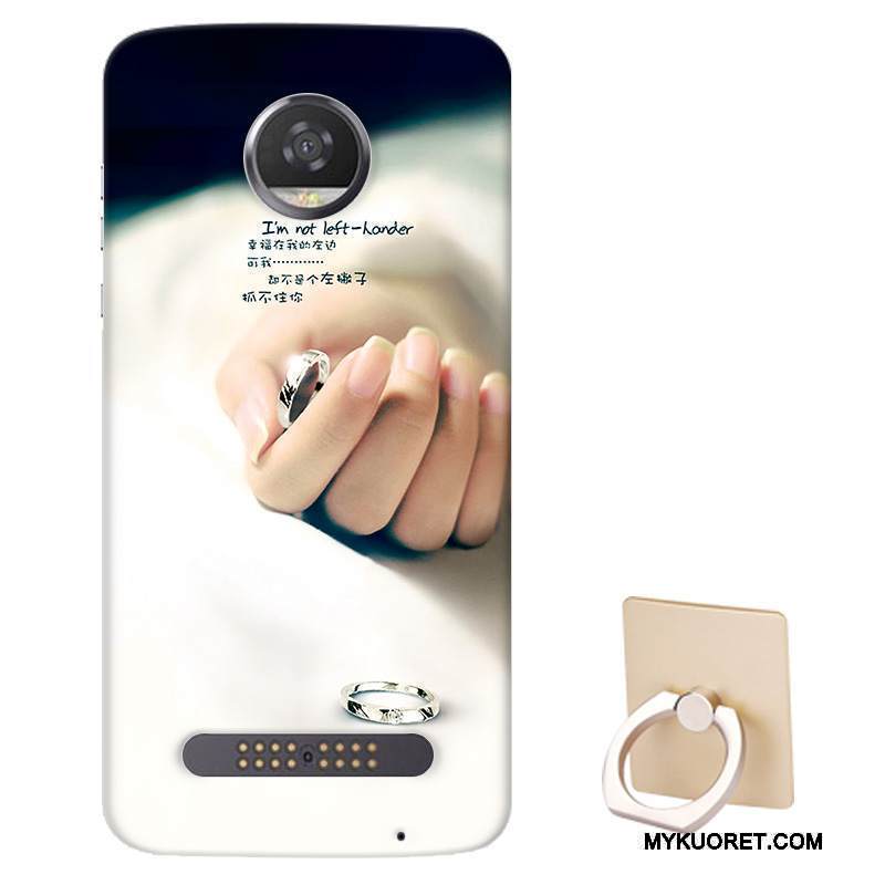 Kuori Moto Z2 Play Pehmeä Neste Malli Muokata, Kotelo Moto Z2 Play Tuki Jauhe Puhelimen Kuoret