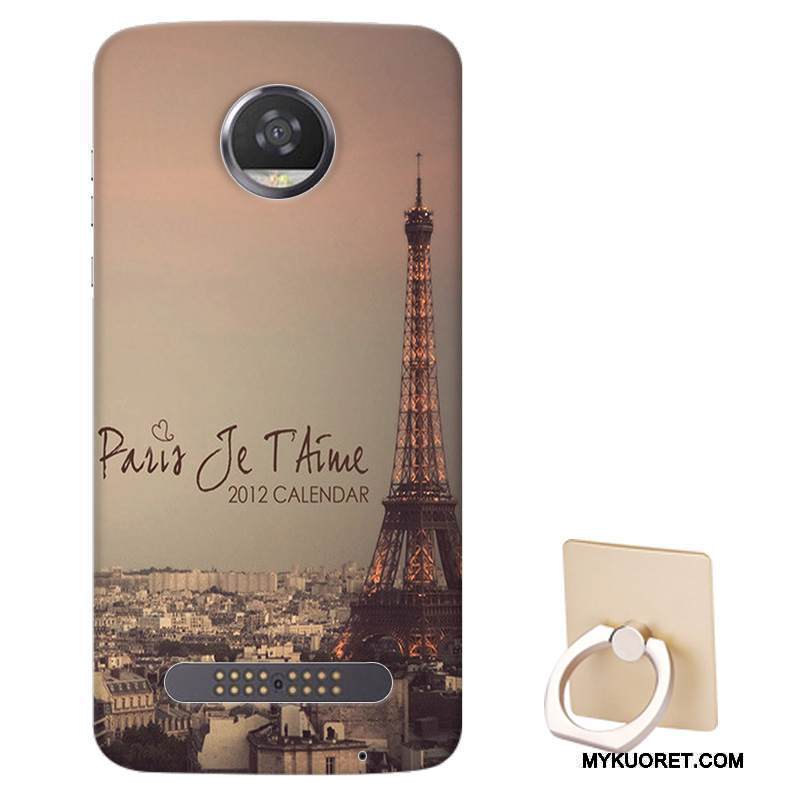 Kuori Moto Z2 Play Pehmeä Neste Malli Muokata, Kotelo Moto Z2 Play Tuki Jauhe Puhelimen Kuoret