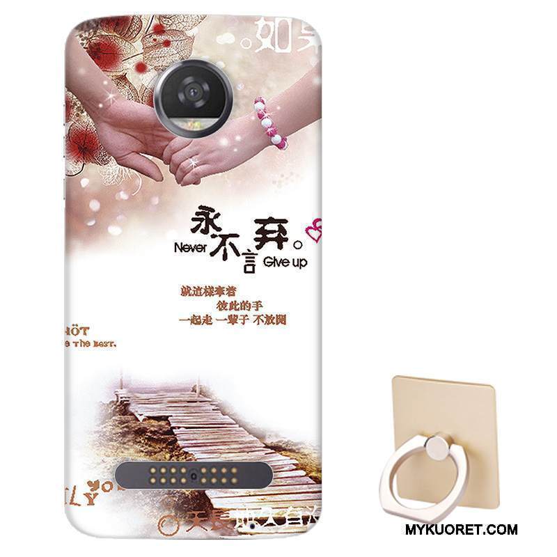 Kuori Moto Z2 Play Pehmeä Neste Malli Muokata, Kotelo Moto Z2 Play Tuki Jauhe Puhelimen Kuoret