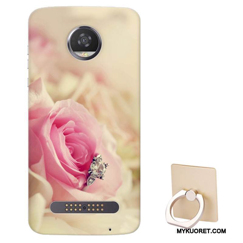 Kuori Moto Z2 Play Pehmeä Neste Malli Muokata, Kotelo Moto Z2 Play Tuki Jauhe Puhelimen Kuoret