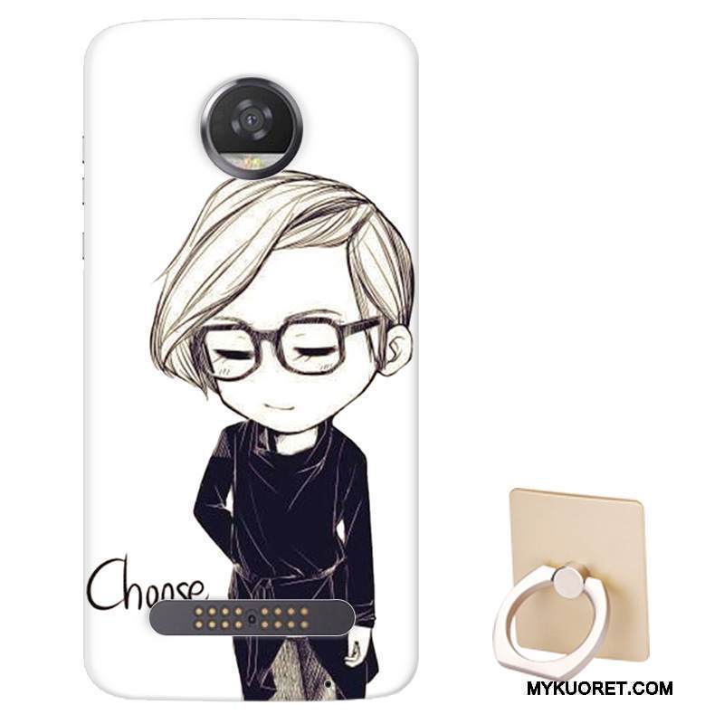 Kuori Moto Z2 Play Pehmeä Neste Malli Muokata, Kotelo Moto Z2 Play Tuki Jauhe Puhelimen Kuoret