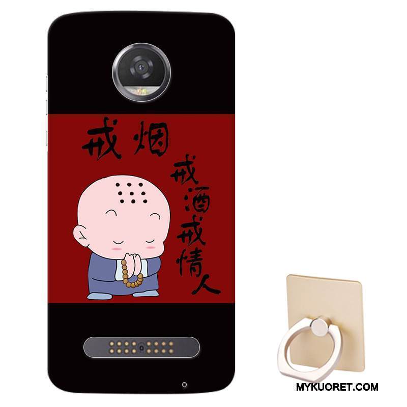 Kuori Moto Z2 Play Pehmeä Neste Malli Muokata, Kotelo Moto Z2 Play Tuki Jauhe Puhelimen Kuoret