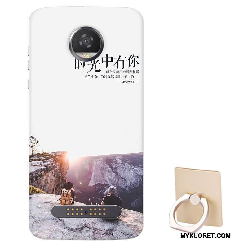 Kuori Moto Z2 Play Pehmeä Neste Malli Muokata, Kotelo Moto Z2 Play Tuki Jauhe Puhelimen Kuoret