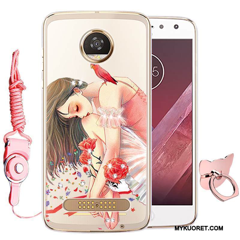 Kuori Moto Z2 Play Pehmeä Neste Sininen Puhelimen Kuoret, Kotelo Moto Z2 Play Silikoni