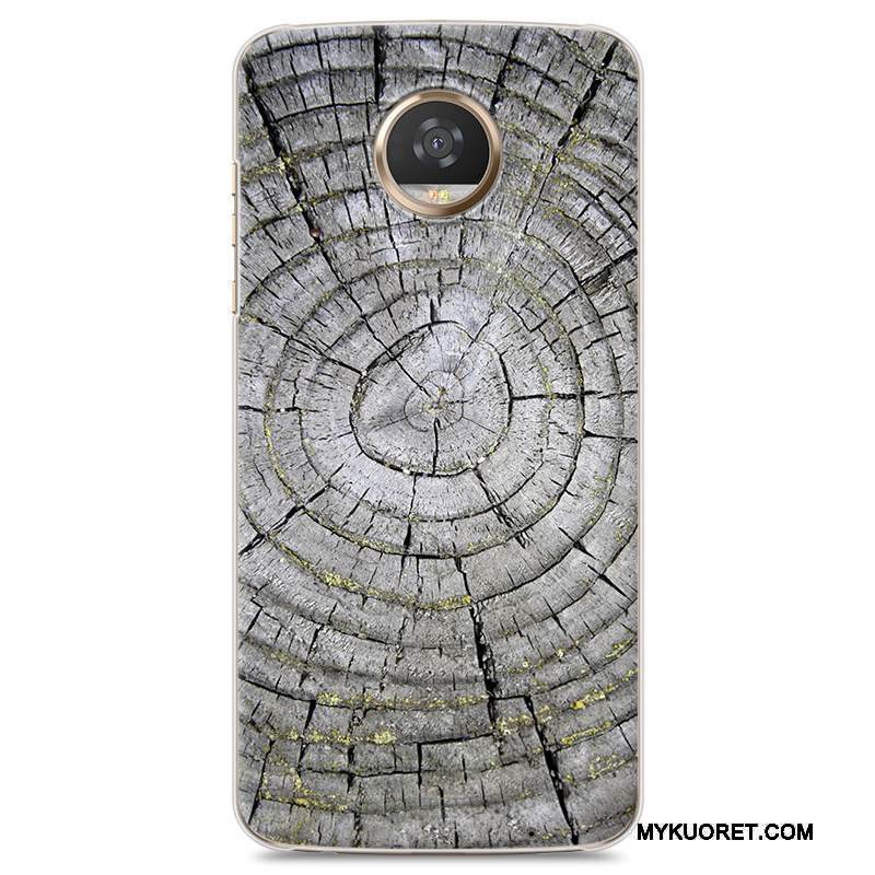 Kuori Moto Z2 Play Puulajit Murtumaton Syvä Väri, Kotelo Moto Z2 Play Suojaus Kova Puhelimen Kuoret