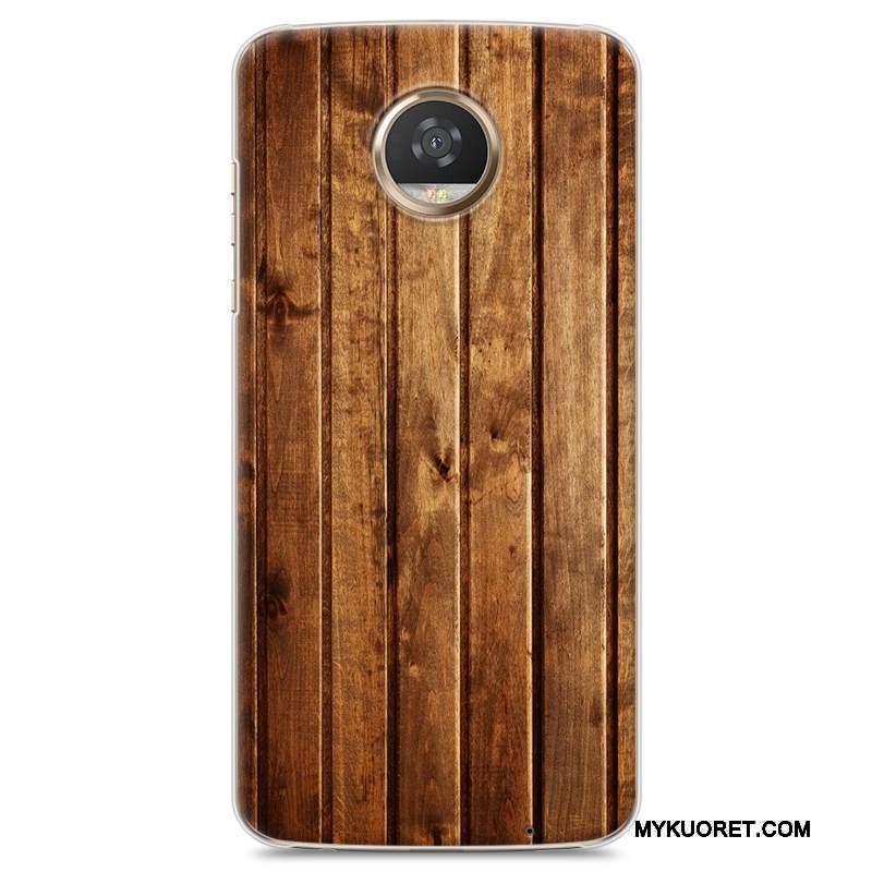 Kuori Moto Z2 Play Puulajit Murtumaton Syvä Väri, Kotelo Moto Z2 Play Suojaus Kova Puhelimen Kuoret