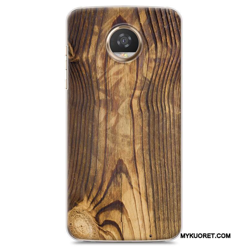 Kuori Moto Z2 Play Puulajit Murtumaton Syvä Väri, Kotelo Moto Z2 Play Suojaus Kova Puhelimen Kuoret