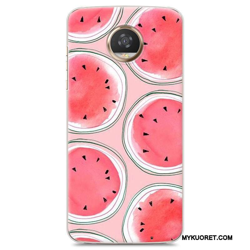 Kuori Moto Z2 Play Sarjakuva Sininen Puhelimen Kuoret, Kotelo Moto Z2 Play Maalaus Kova Persoonallisuus