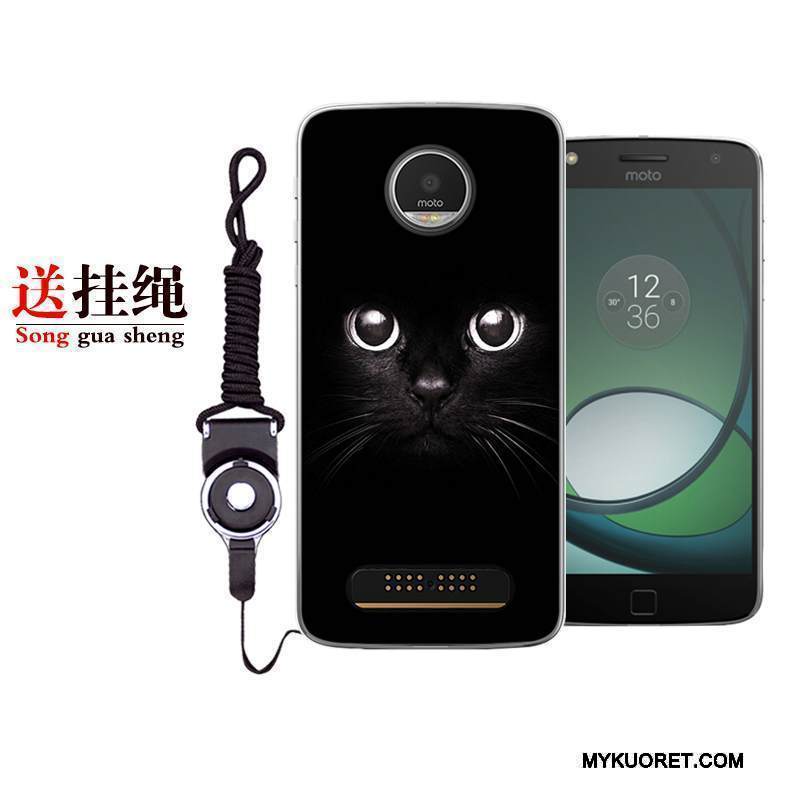 Kuori Moto Z2 Play Silikoni Kustannukset Taide, Kotelo Moto Z2 Play Pehmeä Neste Murtumaton Pieni