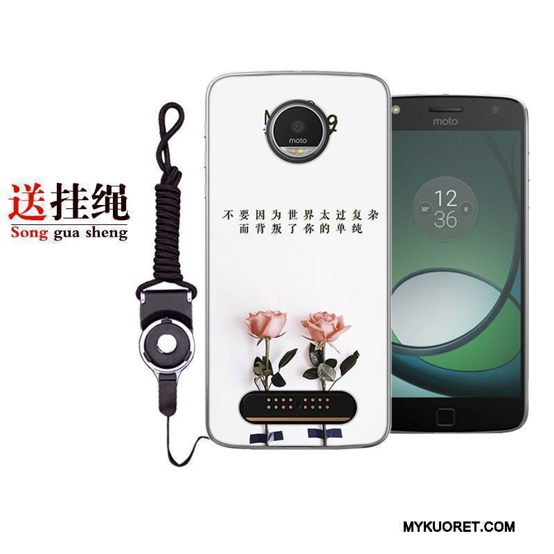 Kuori Moto Z2 Play Silikoni Kustannukset Taide, Kotelo Moto Z2 Play Pehmeä Neste Murtumaton Pieni