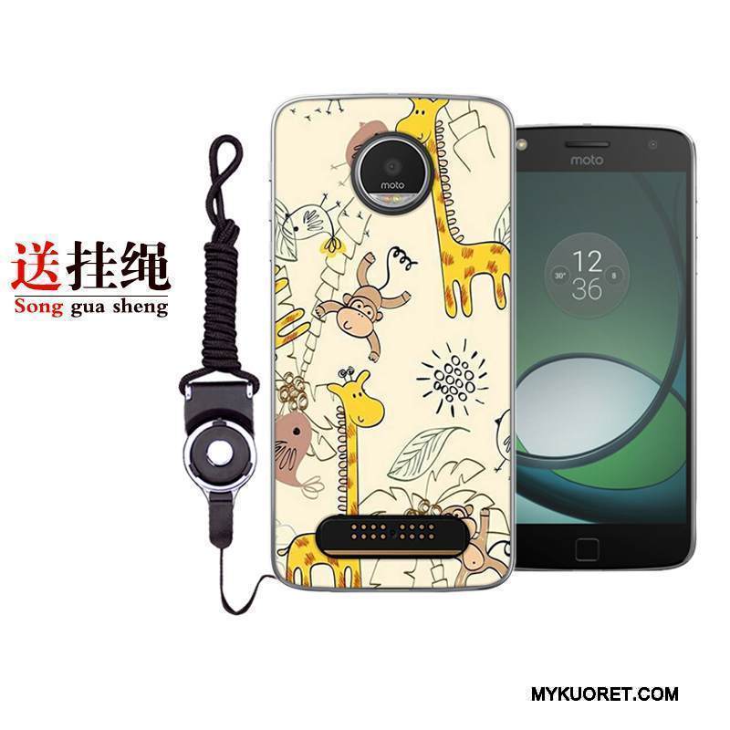 Kuori Moto Z2 Play Silikoni Kustannukset Taide, Kotelo Moto Z2 Play Pehmeä Neste Murtumaton Pieni