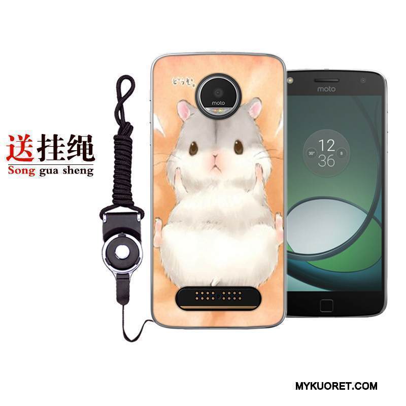 Kuori Moto Z2 Play Silikoni Kustannukset Taide, Kotelo Moto Z2 Play Pehmeä Neste Murtumaton Pieni