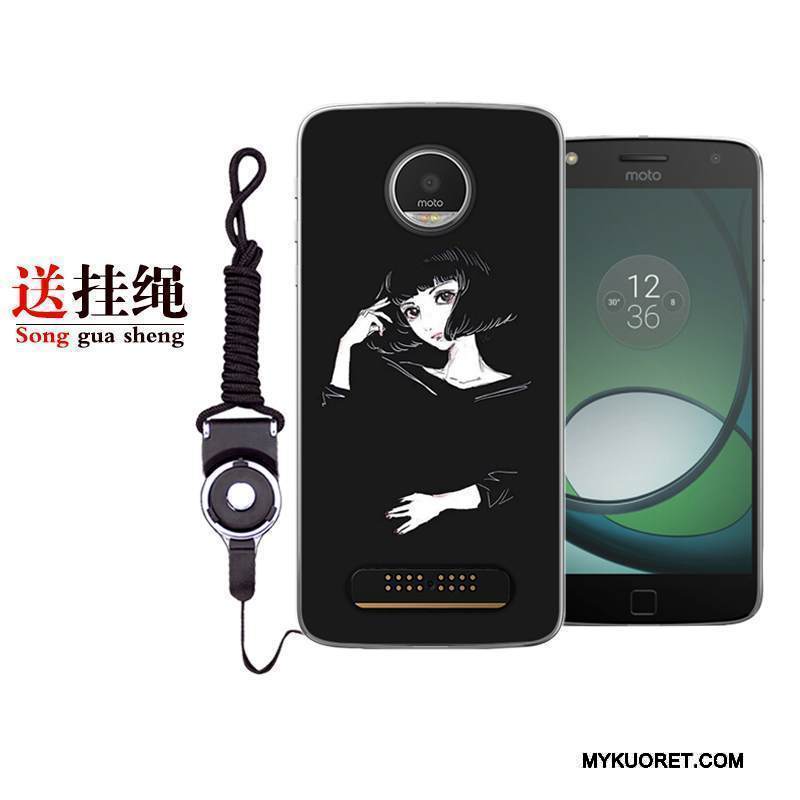Kuori Moto Z2 Play Silikoni Kustannukset Taide, Kotelo Moto Z2 Play Pehmeä Neste Murtumaton Pieni