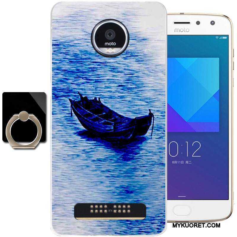 Kuori Moto Z2 Play Suojaus Sininen Puhelimen Kuoret, Kotelo Moto Z2 Play Silikoni Kustannukset