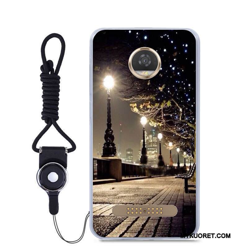 Kuori Moto Z2 Play Suojaus Väriset Ohut, Kotelo Moto Z2 Play Silikoni Puhelimen Kuoret Vihreä