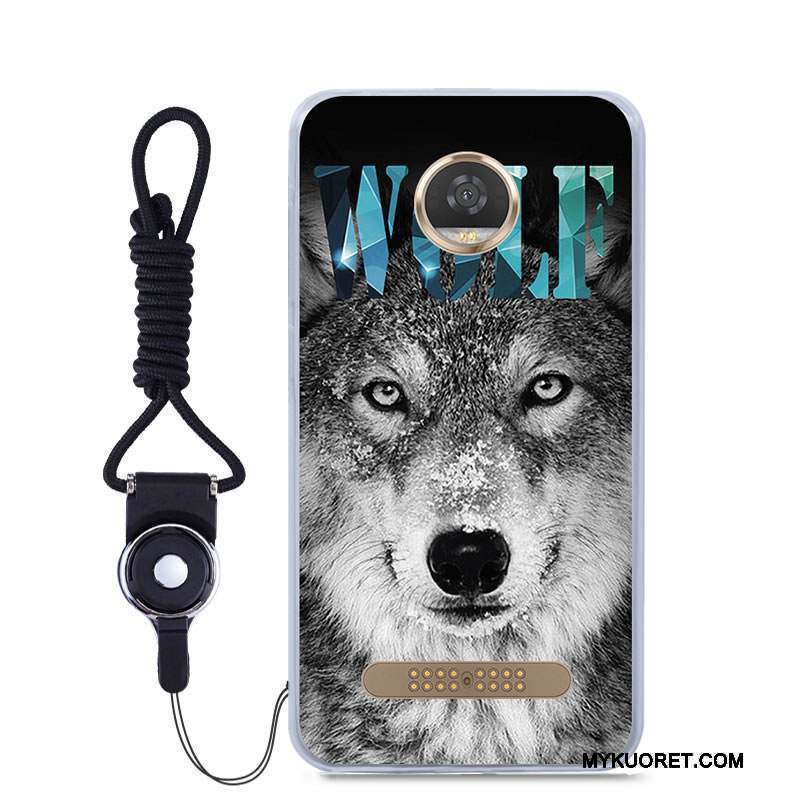 Kuori Moto Z2 Play Suojaus Väriset Ohut, Kotelo Moto Z2 Play Silikoni Puhelimen Kuoret Vihreä