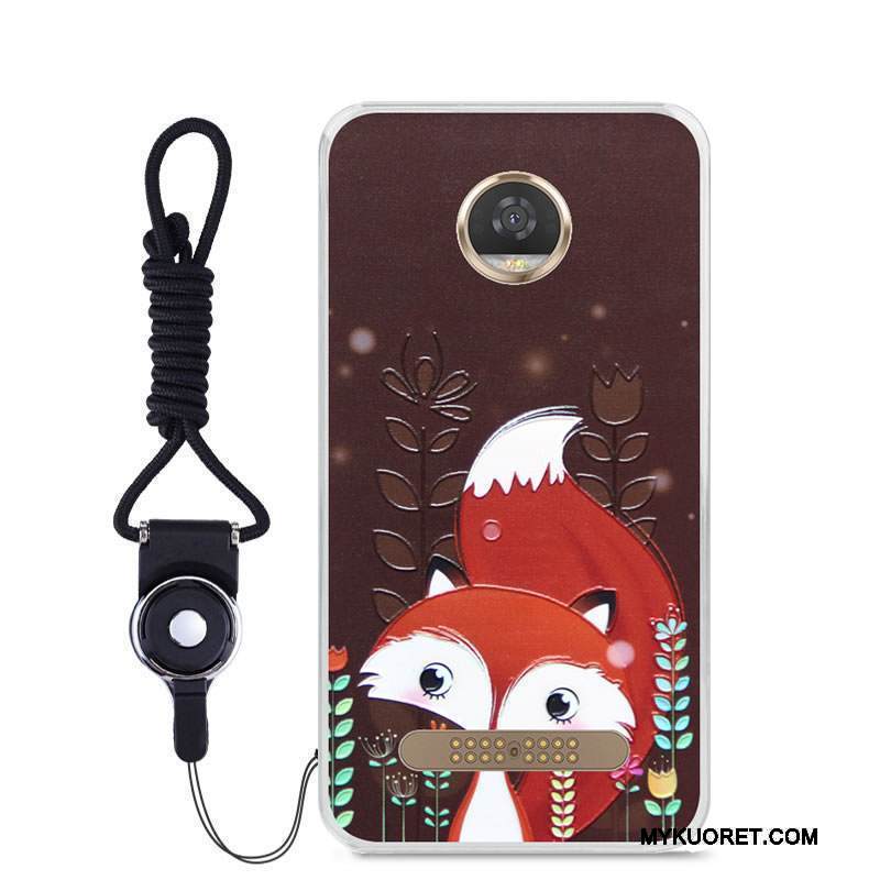 Kuori Moto Z2 Play Suojaus Väriset Ohut, Kotelo Moto Z2 Play Silikoni Puhelimen Kuoret Vihreä