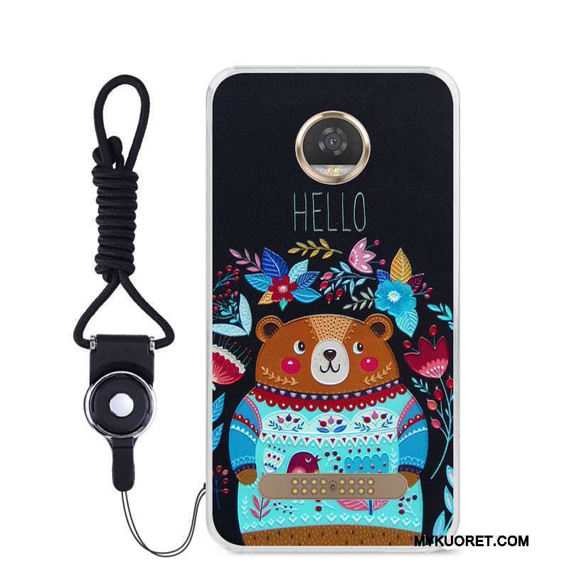 Kuori Moto Z2 Play Suojaus Väriset Ohut, Kotelo Moto Z2 Play Silikoni Puhelimen Kuoret Vihreä