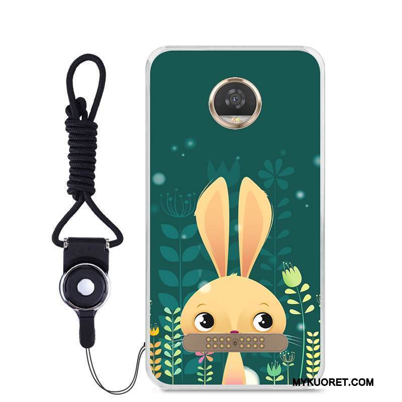 Kuori Moto Z2 Play Suojaus Väriset Ohut, Kotelo Moto Z2 Play Silikoni Puhelimen Kuoret Vihreä