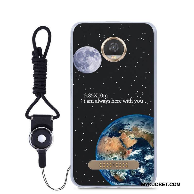 Kuori Moto Z2 Play Suojaus Väriset Ohut, Kotelo Moto Z2 Play Silikoni Puhelimen Kuoret Vihreä