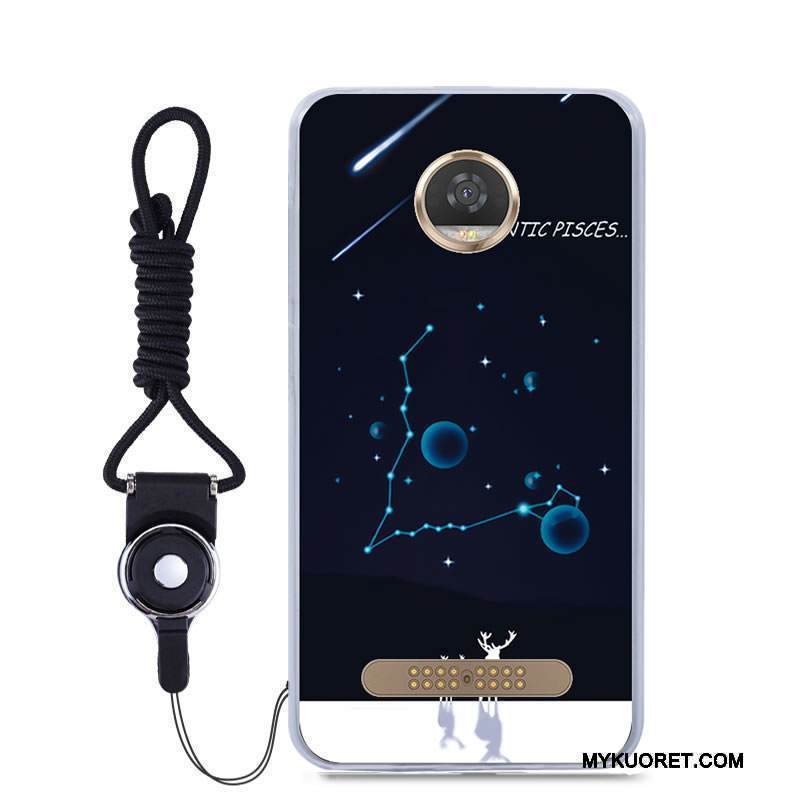 Kuori Moto Z2 Play Suojaus Väriset Ohut, Kotelo Moto Z2 Play Silikoni Puhelimen Kuoret Vihreä