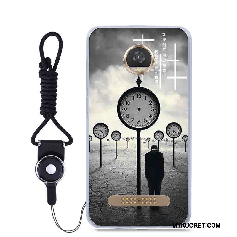 Kuori Moto Z2 Play Suojaus Väriset Ohut, Kotelo Moto Z2 Play Silikoni Puhelimen Kuoret Vihreä