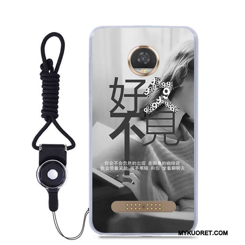 Kuori Moto Z2 Play Suojaus Väriset Ohut, Kotelo Moto Z2 Play Silikoni Puhelimen Kuoret Vihreä