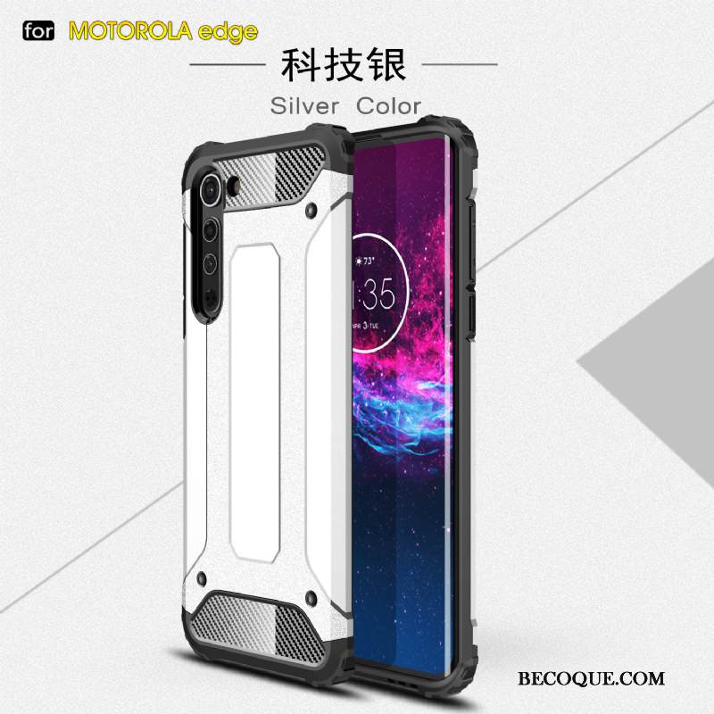 Kuori Motorola Edge Puhelimen Kuoret Kova, Kotelo Motorola Edge Paksut Murtumaton