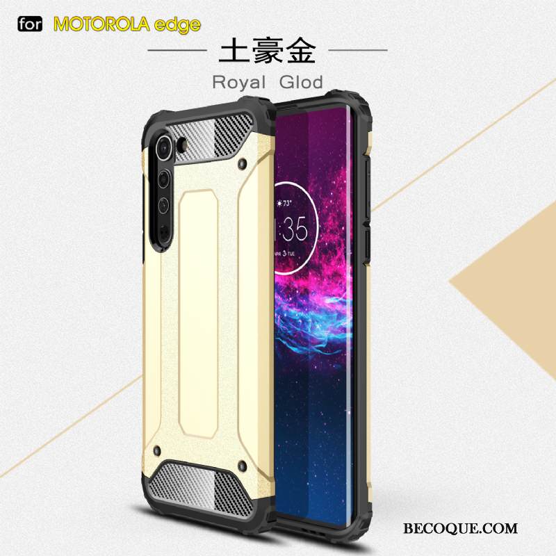 Kuori Motorola Edge Puhelimen Kuoret Kova, Kotelo Motorola Edge Paksut Murtumaton
