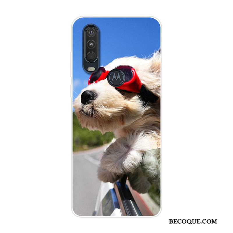 Kuori Motorola One Action Laukut Puhelimen Kuoret Sininen, Kotelo Motorola One Action Silikoni Murtumaton