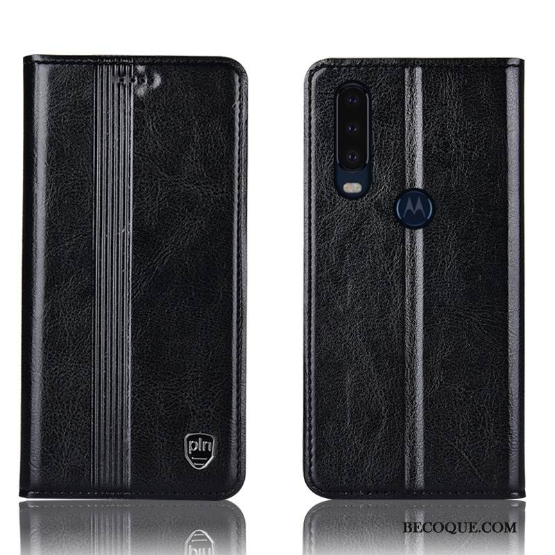 Kuori Motorola One Action Nahka Murtumaton Puhelimen Kuoret, Kotelo Motorola One Action Suojaus