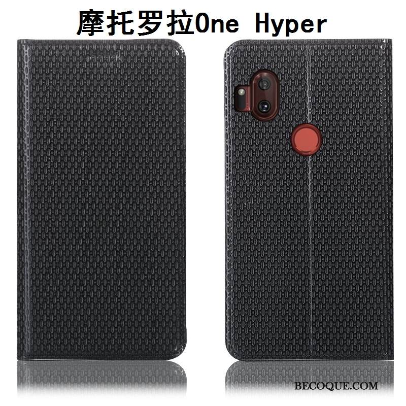 Kuori Motorola One Hyper Laukut Puhelimen Kuoret Murtumaton, Kotelo Motorola One Hyper Nahka