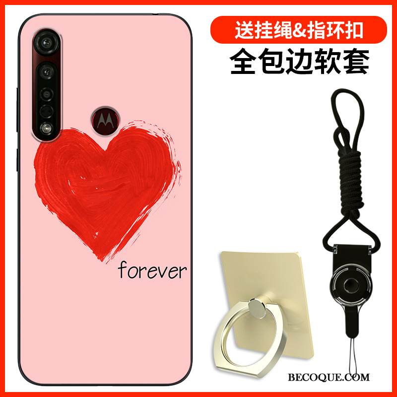 Kuori Motorola One Macro Laukut Persoonallisuus Sininen, Kotelo Motorola One Macro Silikoni Puhelimen Kuoret Yksinkertainen