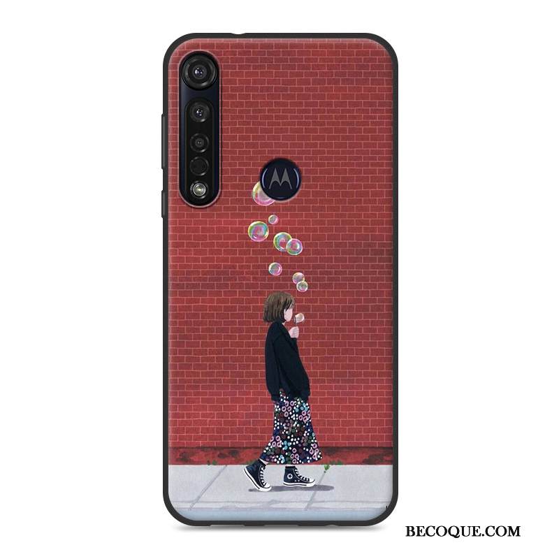 Kuori Motorola One Macro Laukut Taide Pieni, Kotelo Motorola One Macro Pehmeä Neste Sininen Puhelimen Kuoret