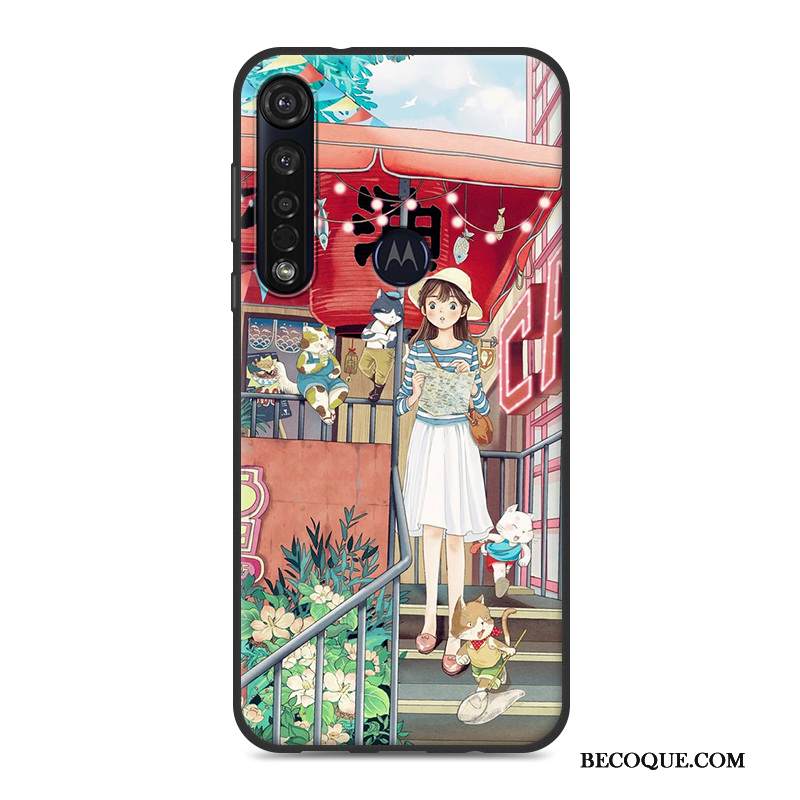 Kuori Motorola One Macro Laukut Taide Pieni, Kotelo Motorola One Macro Pehmeä Neste Sininen Puhelimen Kuoret