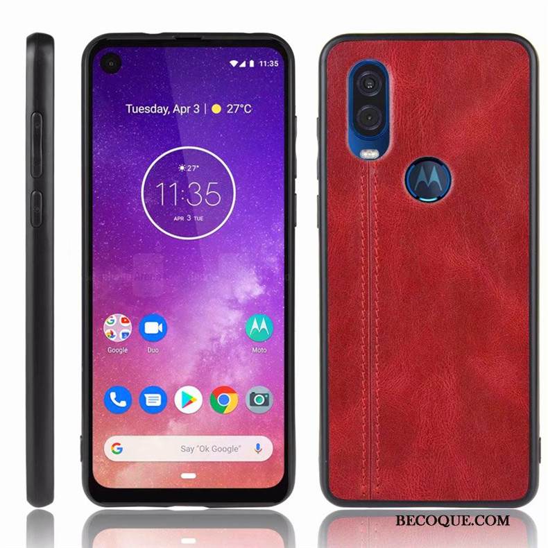 Kuori Motorola One Vision Laukut Murtumaton Sininen, Kotelo Motorola One Vision Suojaus Puhelimen Kuoret